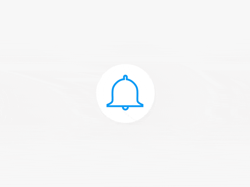 Microinteraction notifications example