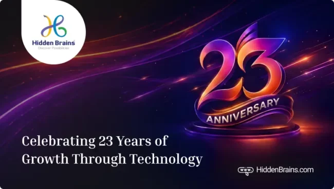 Hidden Brains Celebrating 23 Years of Growth Through Technology